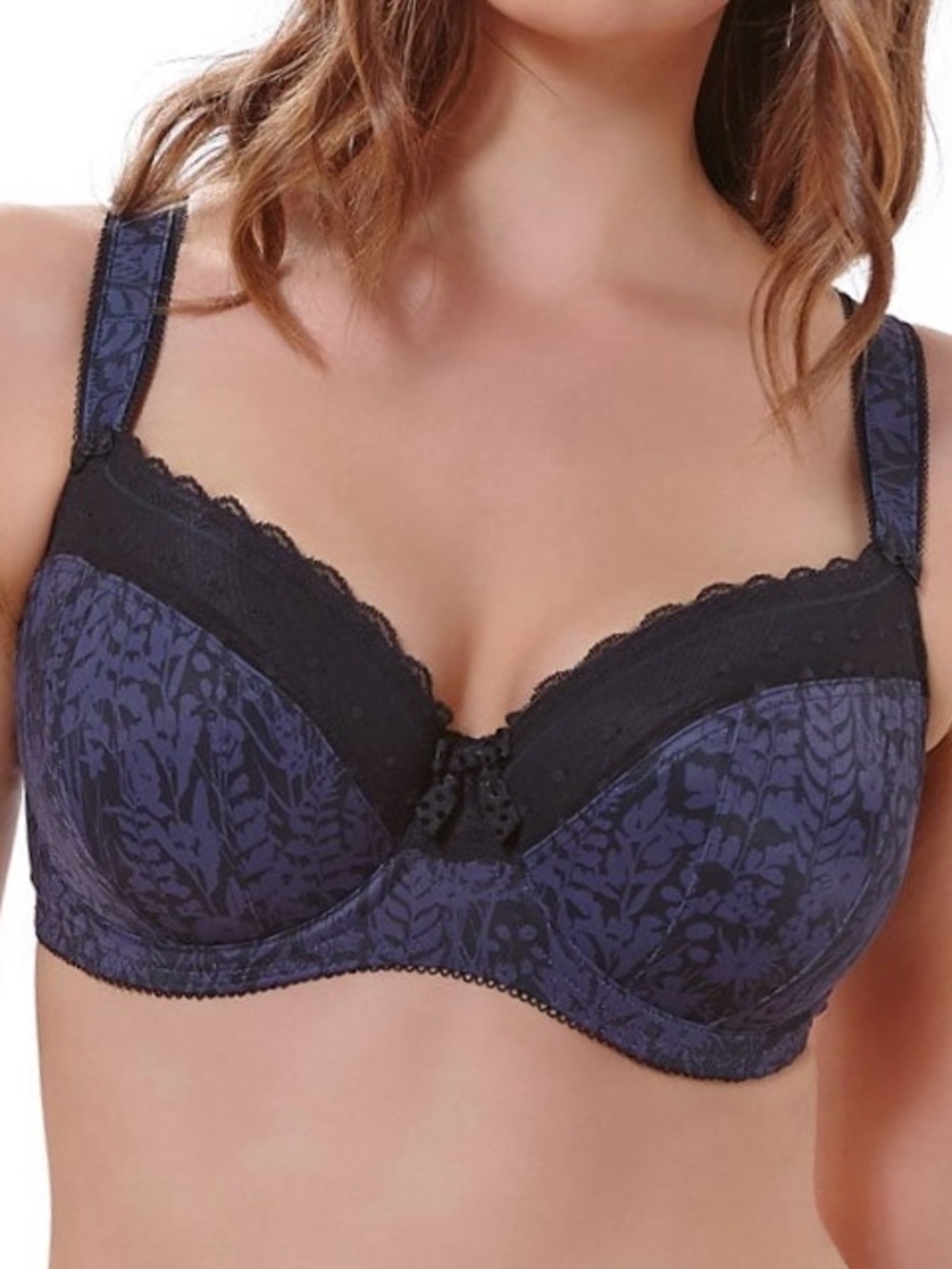 FREYA Fearne Half Cup Underwire Bra UK Size 28FF US Size 28H / 30DDDDD Botanical